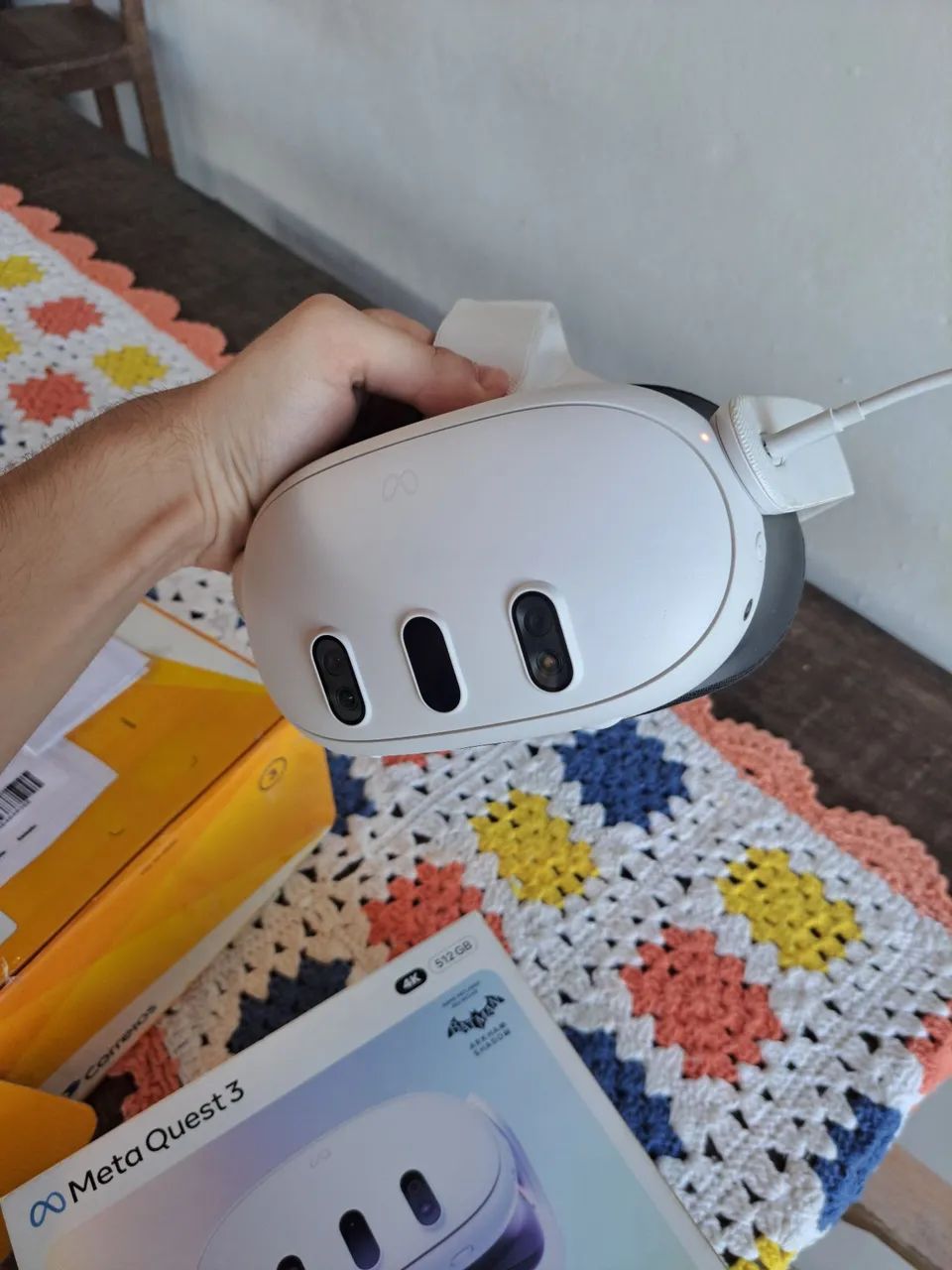 Meta Quest 3 512gb *NOVO* Com acessórios - Peças e Acessórios de