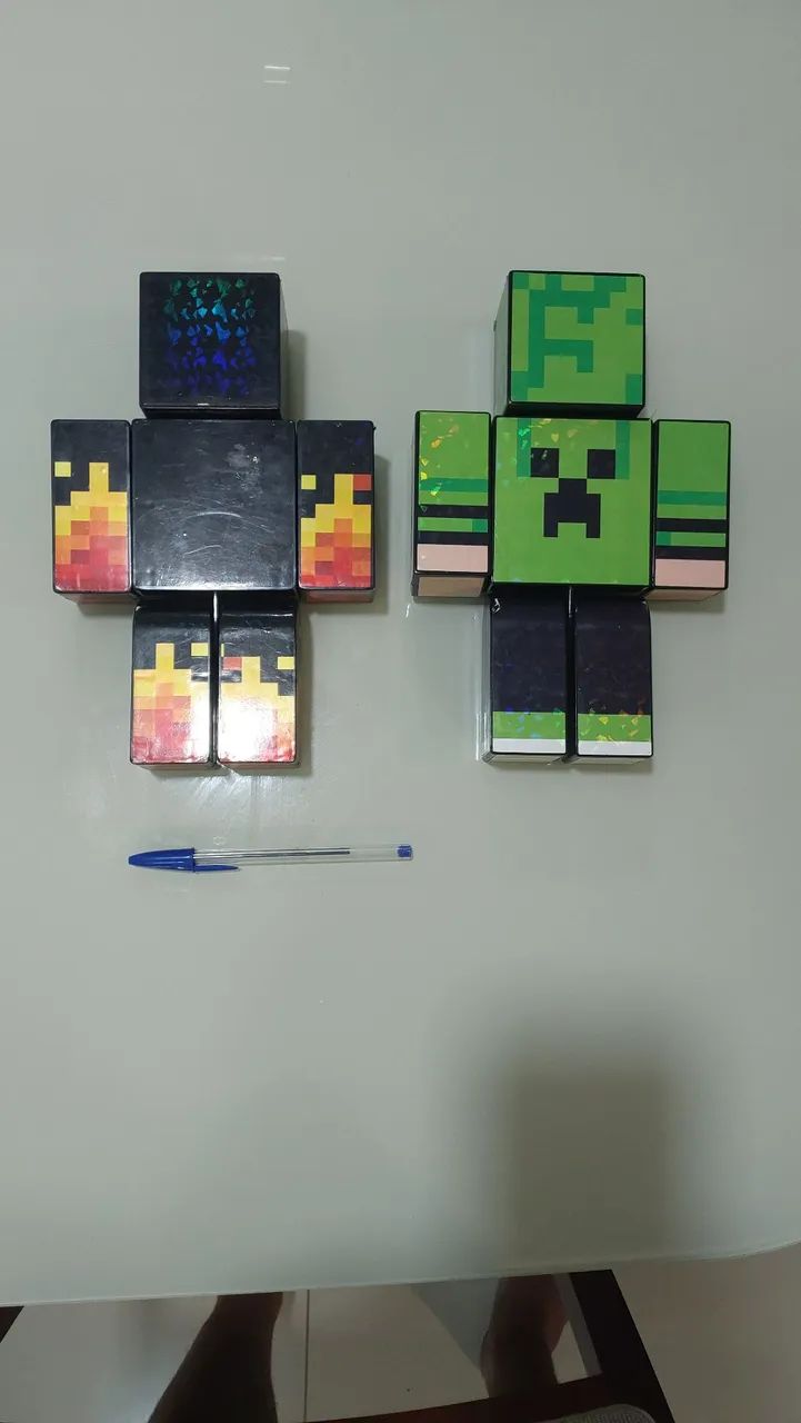 Bonecos minecraft Cadres e Athos 25cm - Foto 2