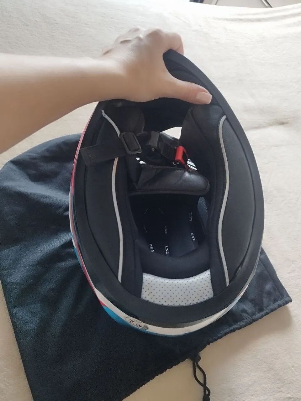 Capacete LS2/ tamanho 56 - Foto 4