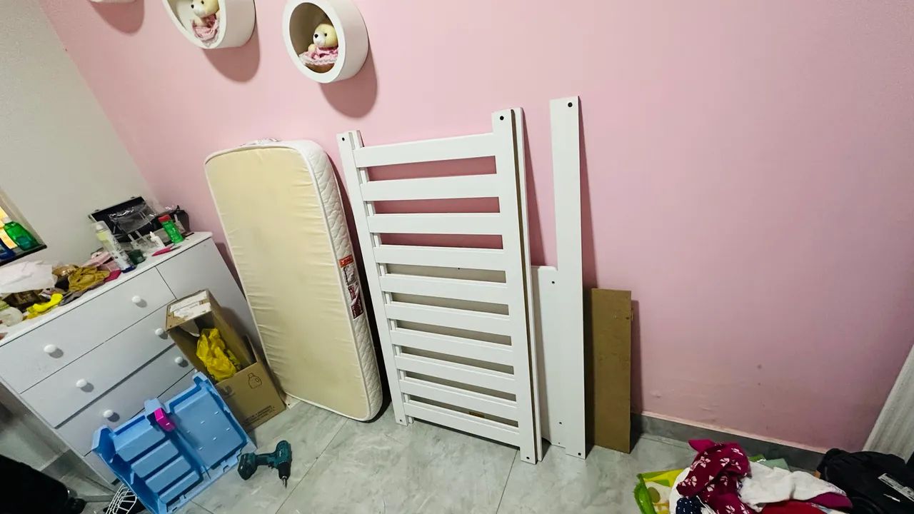 Berço cama completo com colchão novo - Foto 5