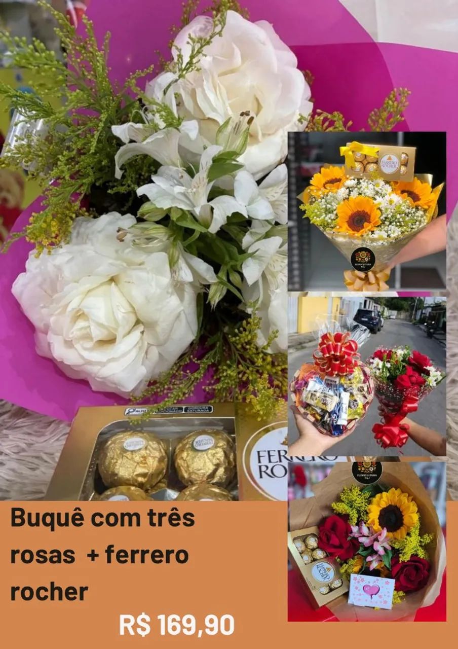 Flores com Ursos e Chocolates - Foto 4
