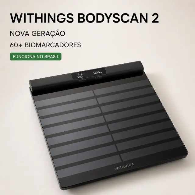 Withings BodyScan2 (NOVIDADE2026) 60 biomarcadores, ECG e bioimpedância