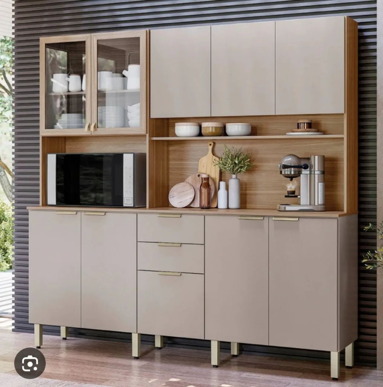 Armário de cozinha - Kit cozinha compacta 