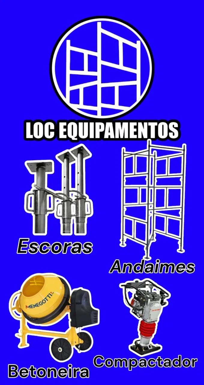 Aluguel de equipamentos 