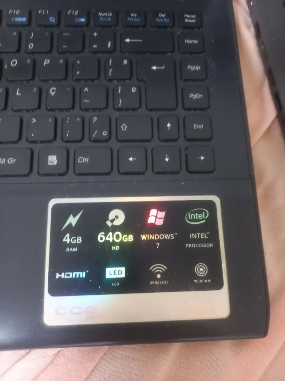 Notbook CCE usado e com necessidade de conserto - Foto 3