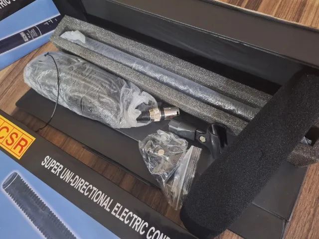 o2 microfones CSR HT81 SHOTGUN Condensador 