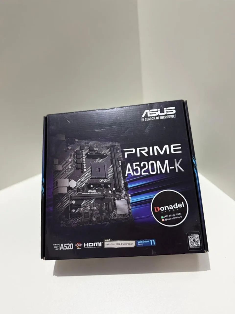 Placa Mãe Asus A520M Nova Lacrada