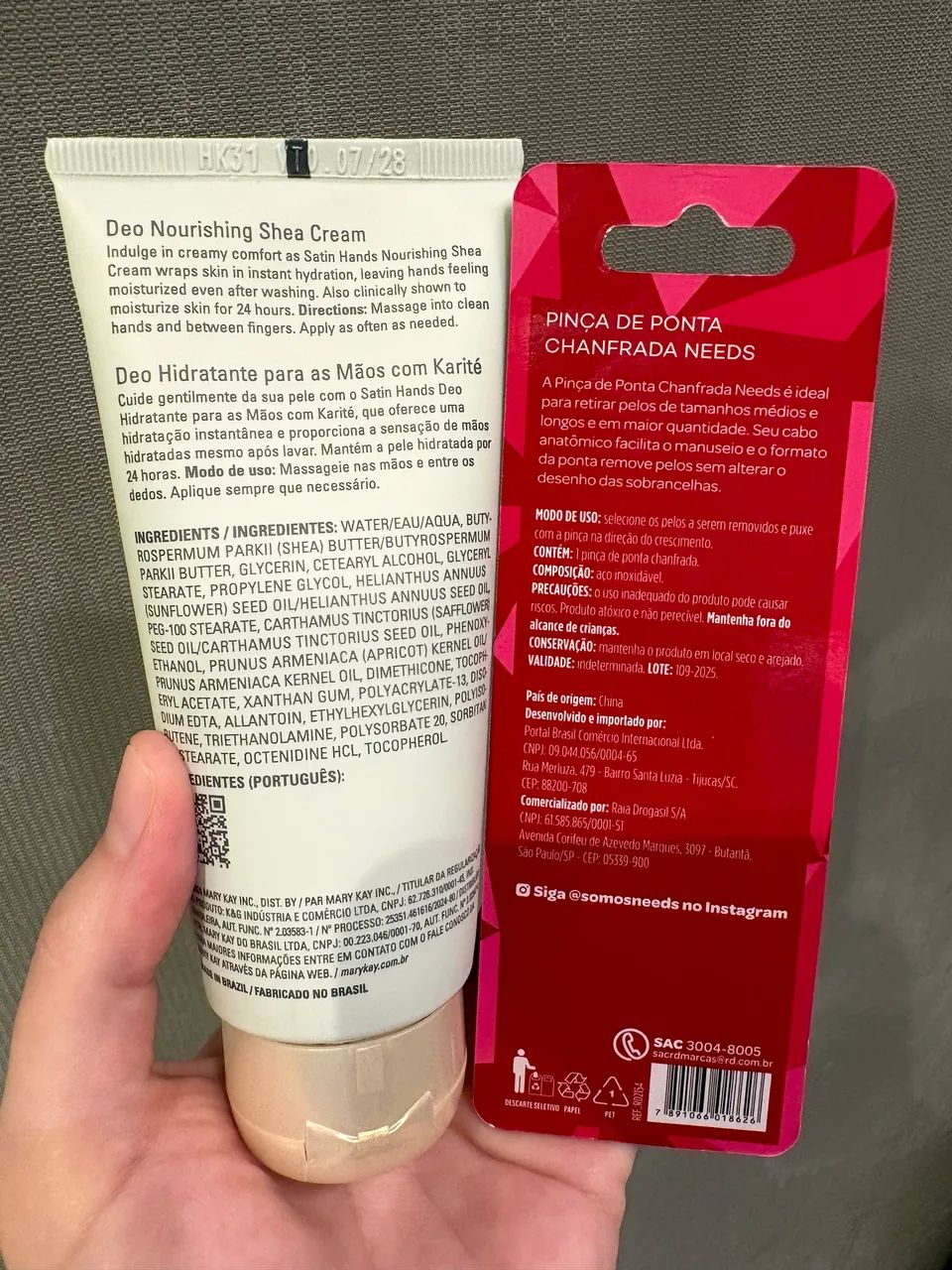 kit hidratante MARY KAY e pinça - Foto 3