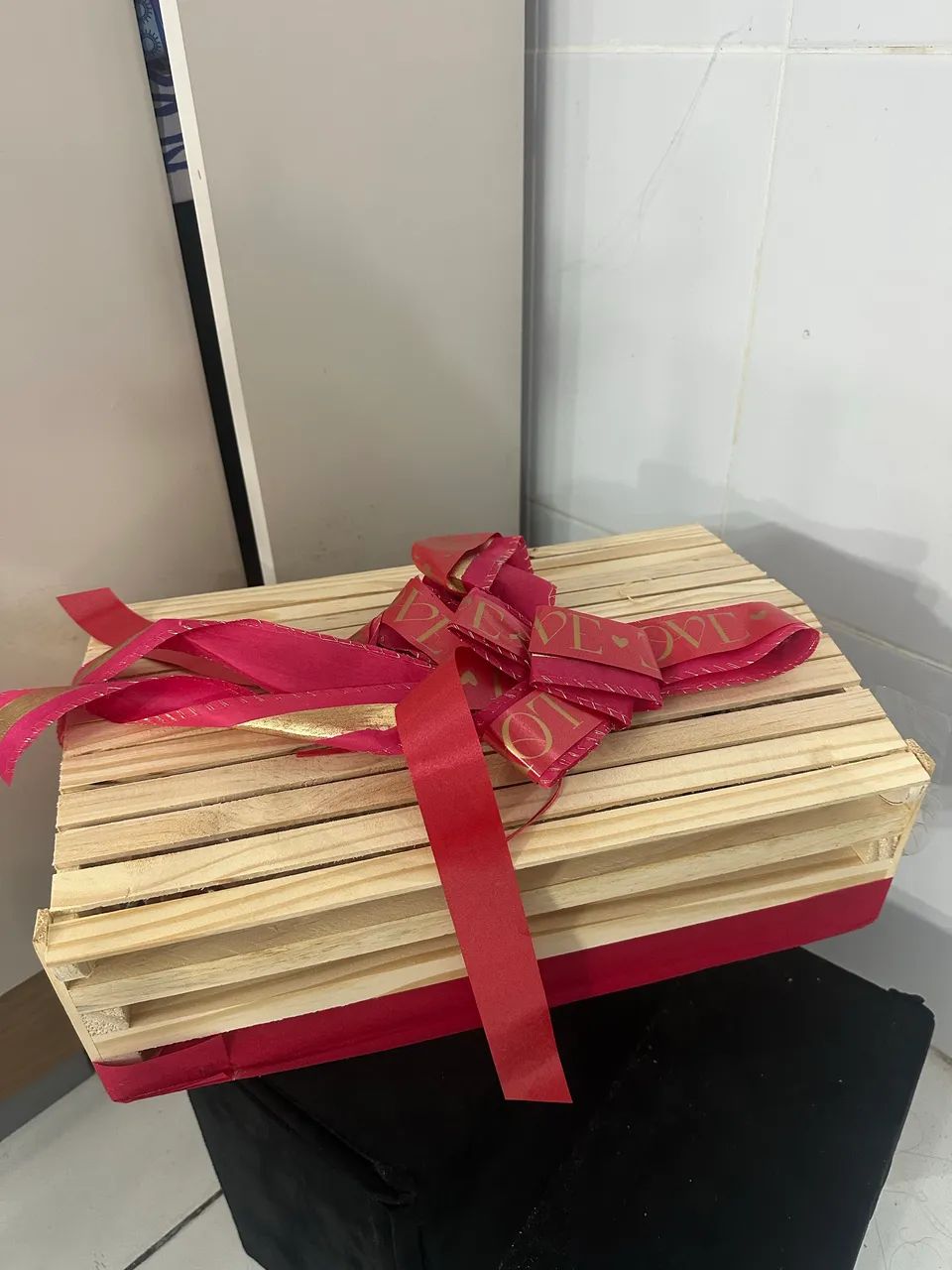 Caixa cesta para presente ou decoração 