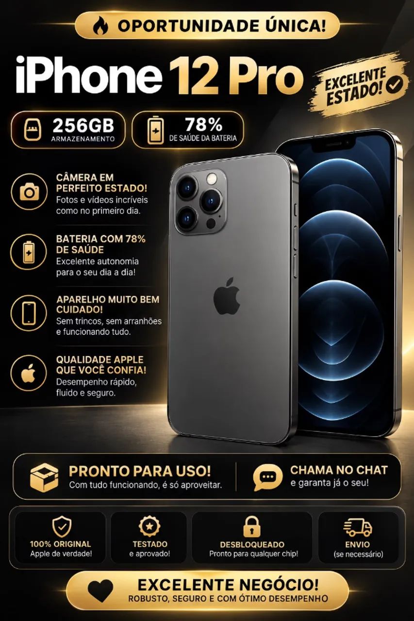 iPhone 12 Pro 256GB | Excelente Estado