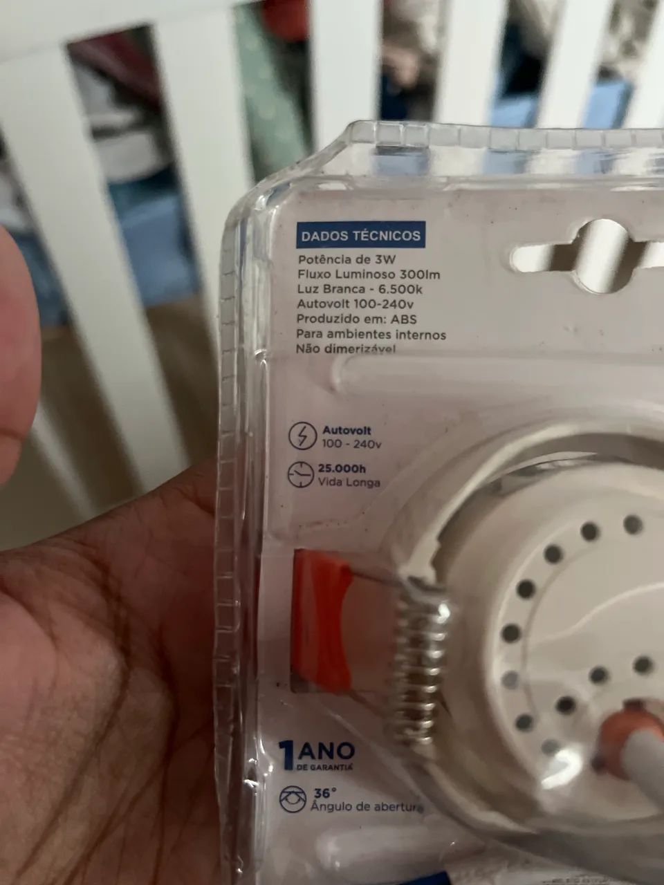 Spot Led 3W Luz Branca  - Foto 3