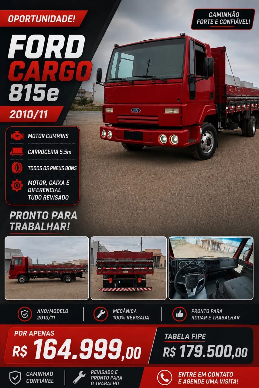Ford Cargo 815e - Foto 6