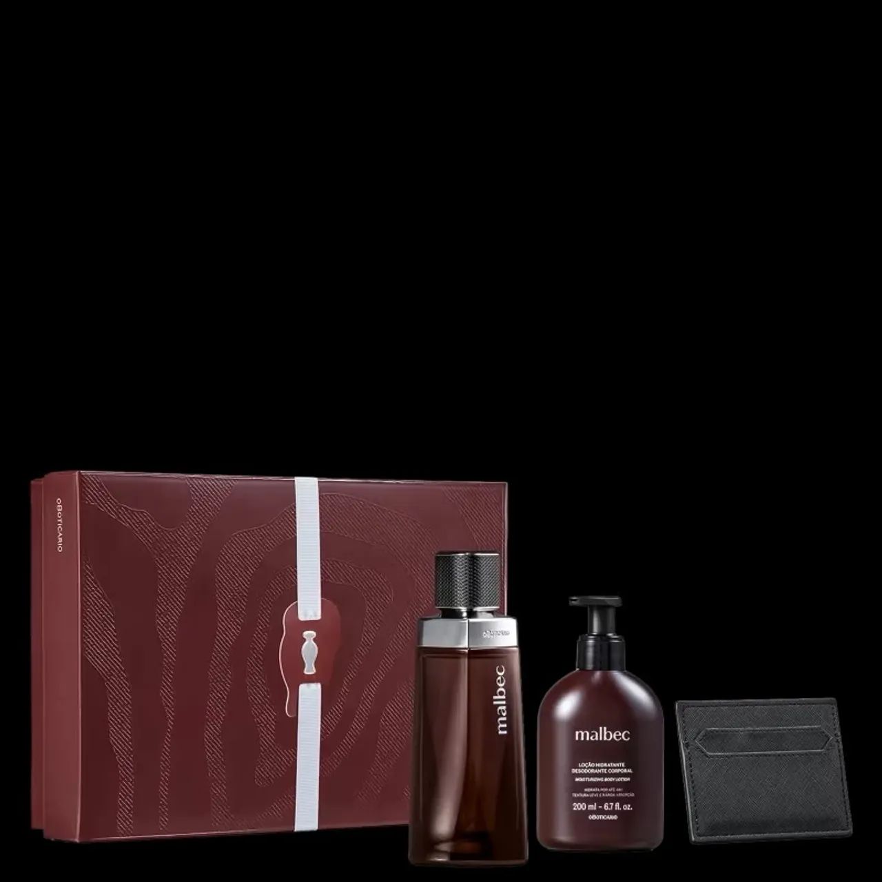 Conjunto Malbec o Boticário Presente Dia Dos Pais (3 Produtos)