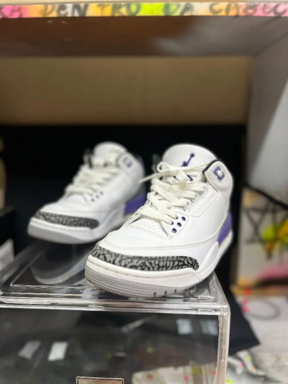 Tênis Air Jordan 3 Dark Iris  - Foto 4