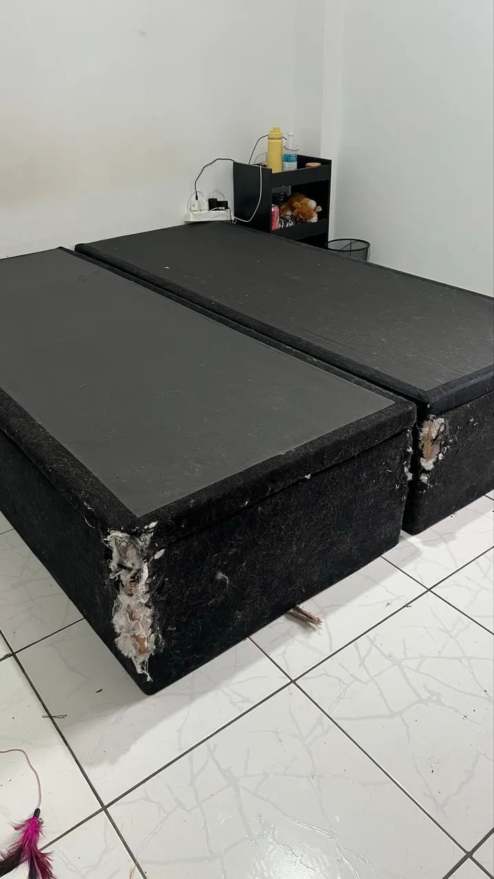 Base cama box com baú queen