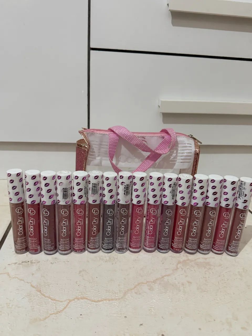Kit Completo 16 Batons Líquidos Matte