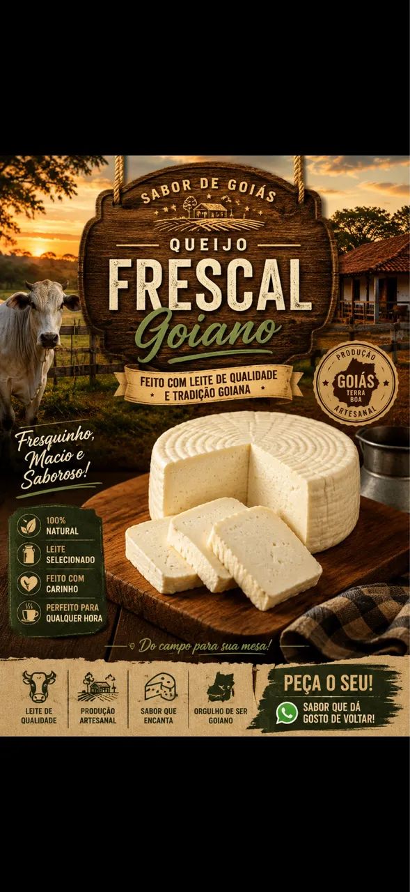 Queijo Frescal goiano