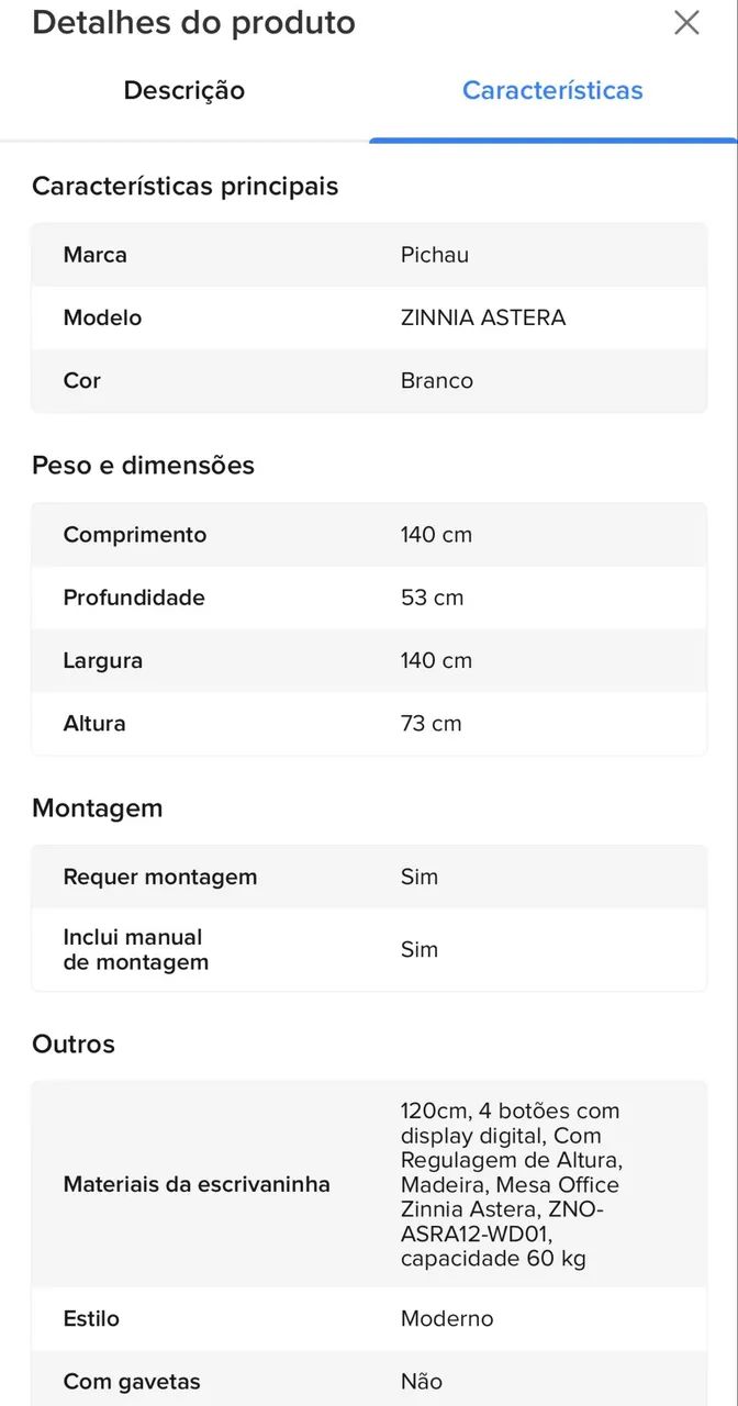 Mesa com regulagem automática de altura  - Foto 5