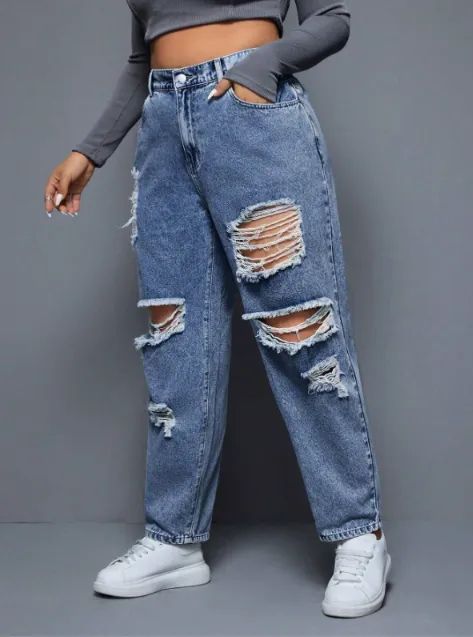 Calça Jeans Denim Plus Size - Foto 3