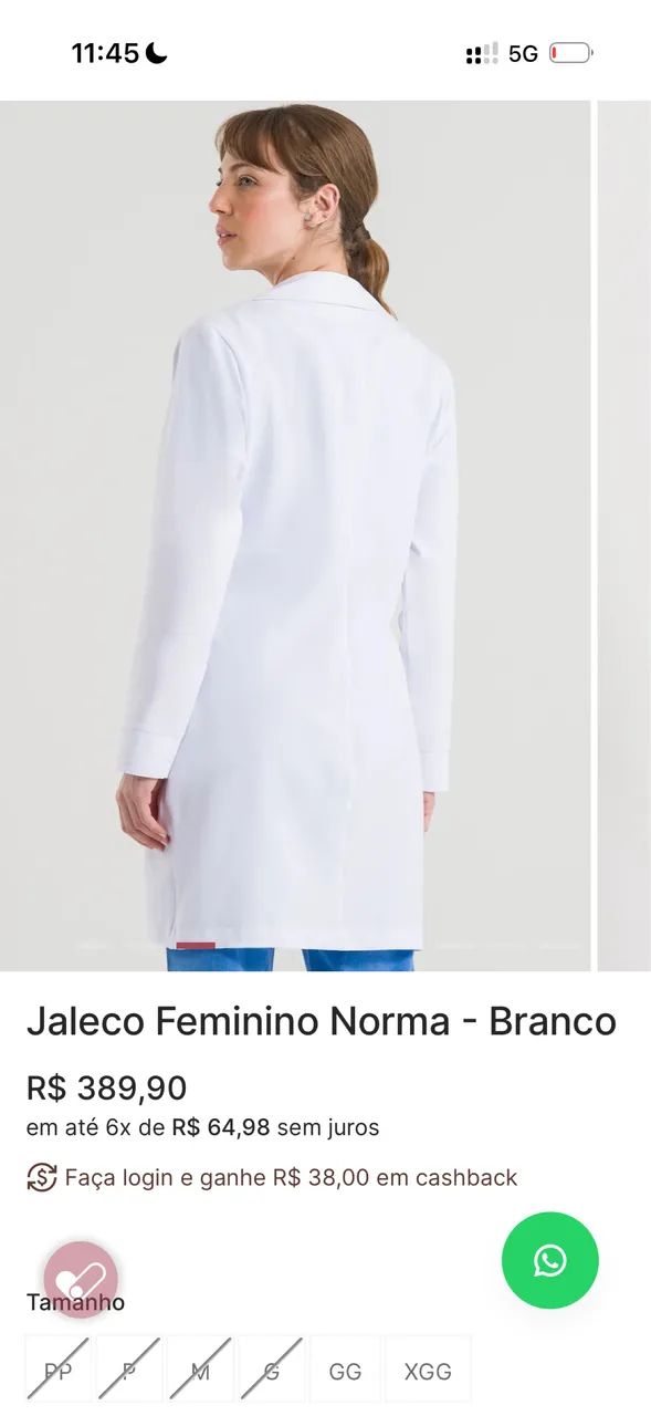 Jaleco norma dra cherie pp - Foto 3