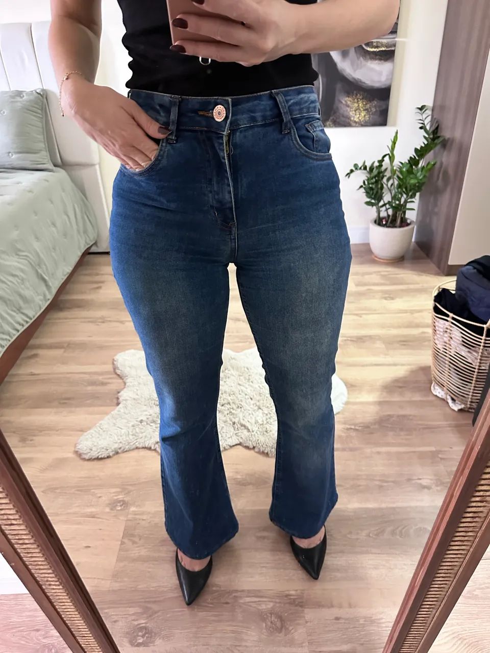 Calça Flare AMARO