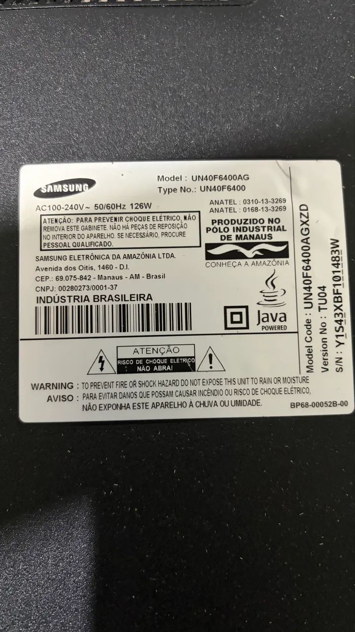 Tv Samsung 40 UN40F6400AG - Foto 3