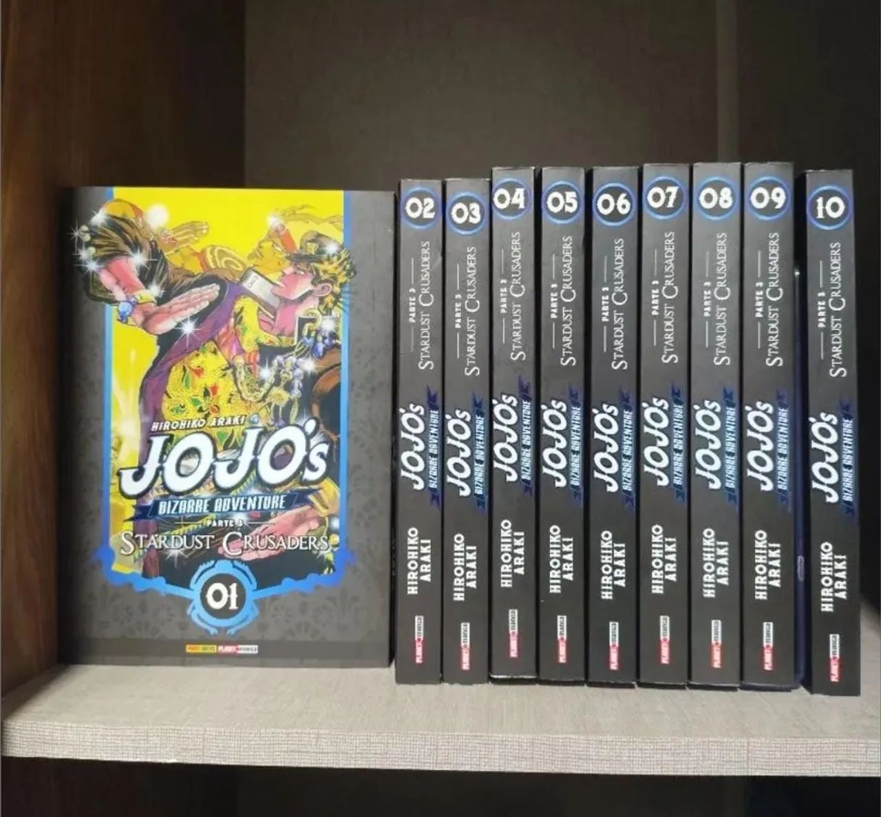 Jojo Bizarre Adventure parte 3 (coleção completa: vol 1 ao 10)