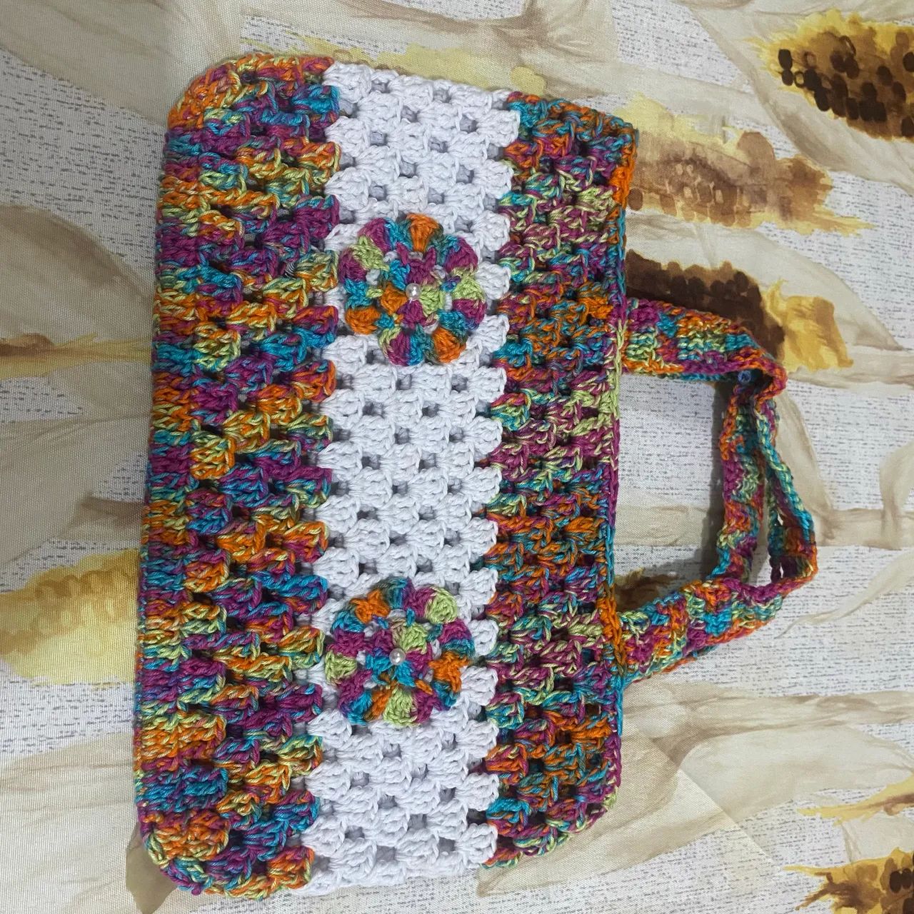 Bolsa pequena de croche - Foto 4