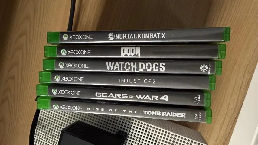 XBOX ONE S + KINECT + 2 CONTROLES + 6 JOGOS  - Foto 4