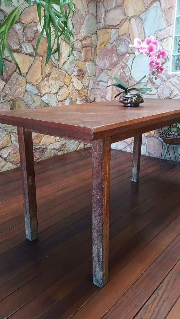 Mesa de Jantar Madeira Sucupira  - Foto 2