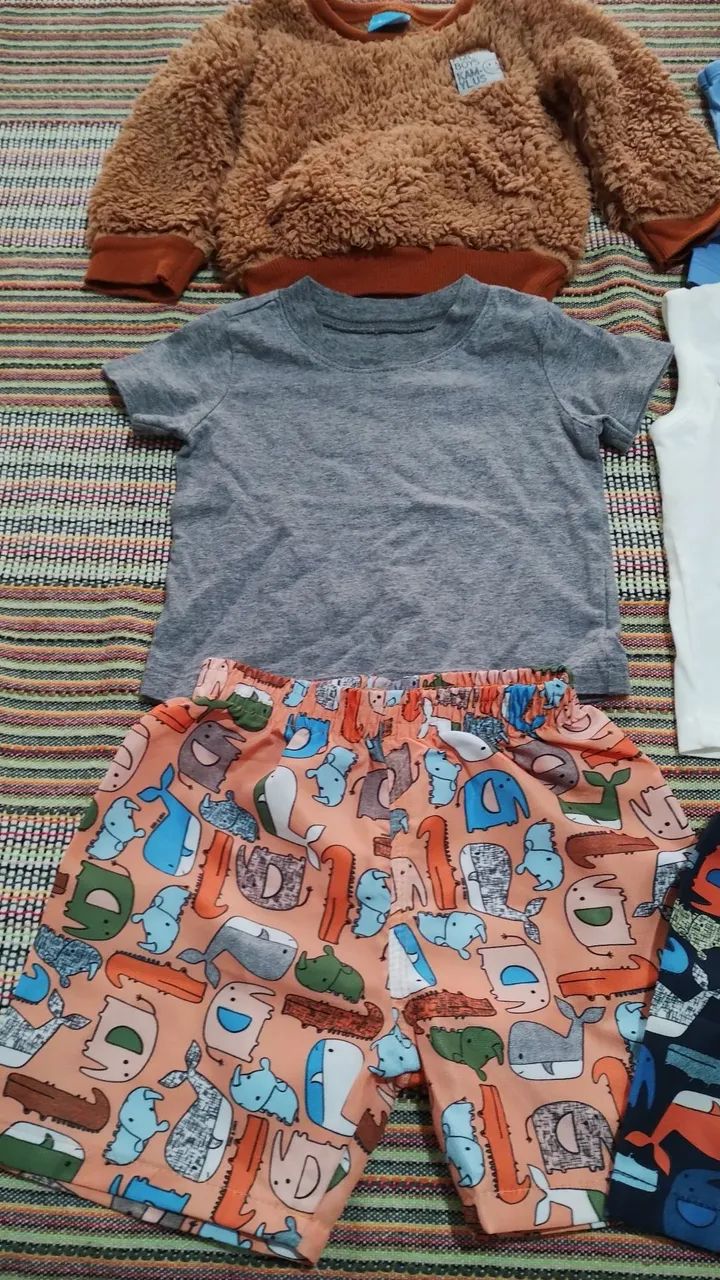 Sapatos, roupas, brinquedos, enfeites berço, canguru bebe. - Foto 4