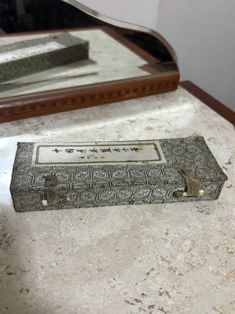 Estojo com caneta e abridor de cartas em cloisonè - Foto 5