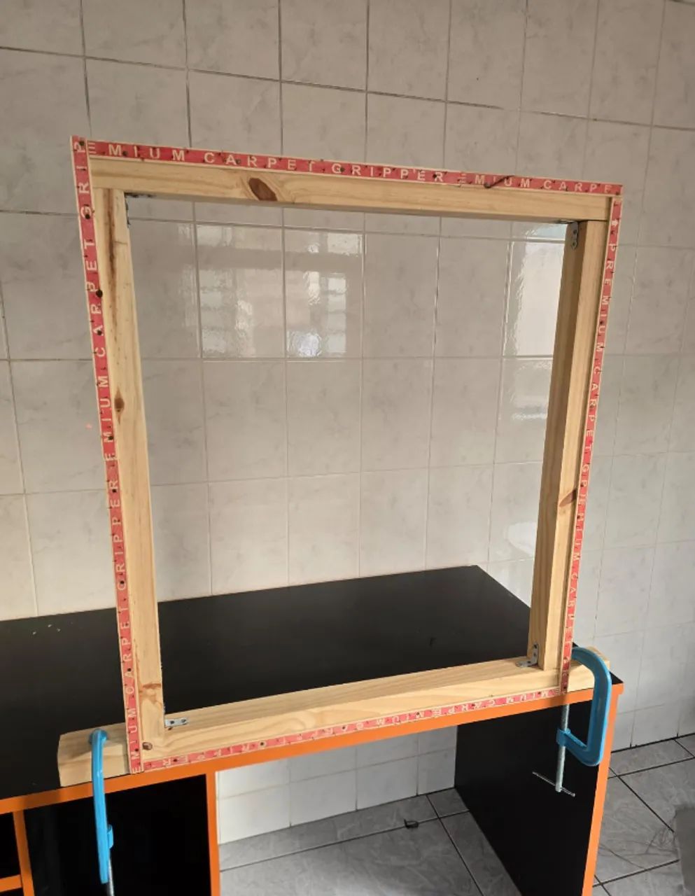 tufting frame 80x80 (bastidor para tufting/tapete)