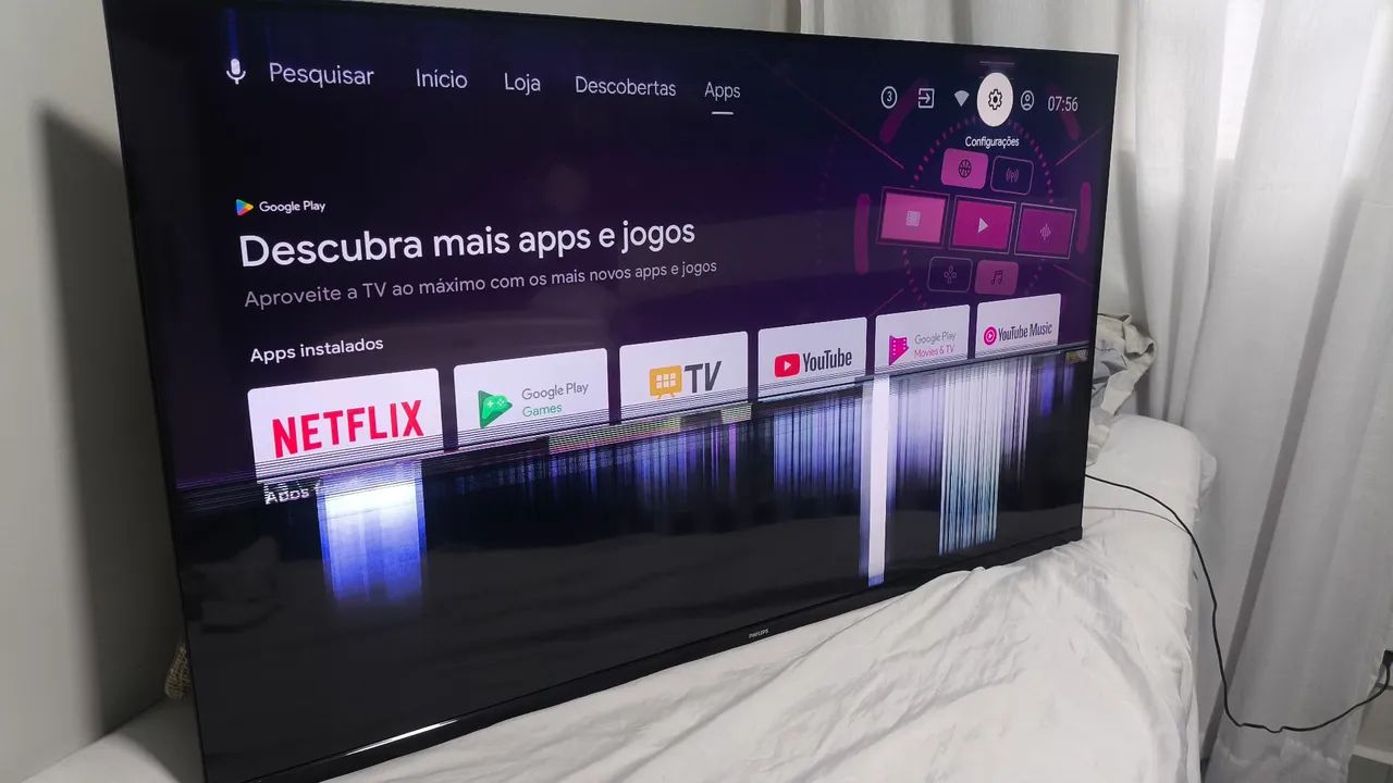 Tv Philips 50PUG7406/78 (Tela Danificada)