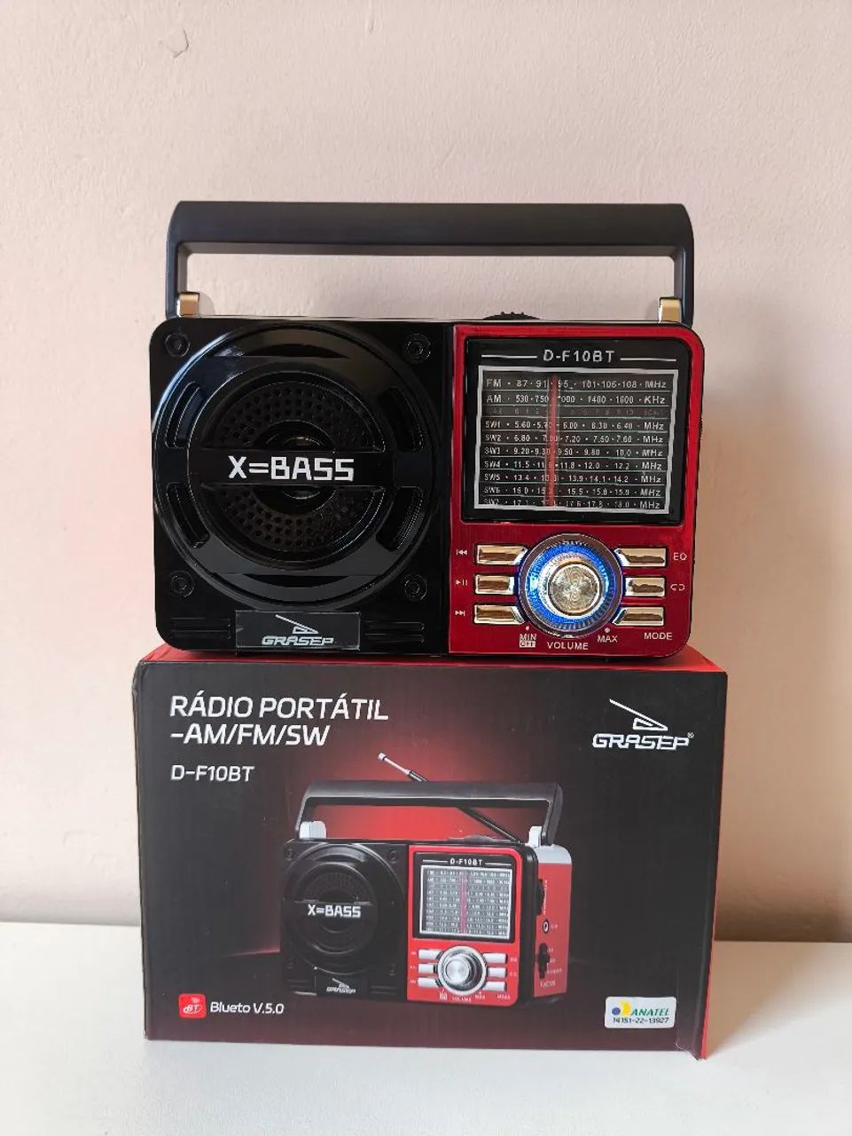 Rádio Retrô AM/FM Com Bluetooth