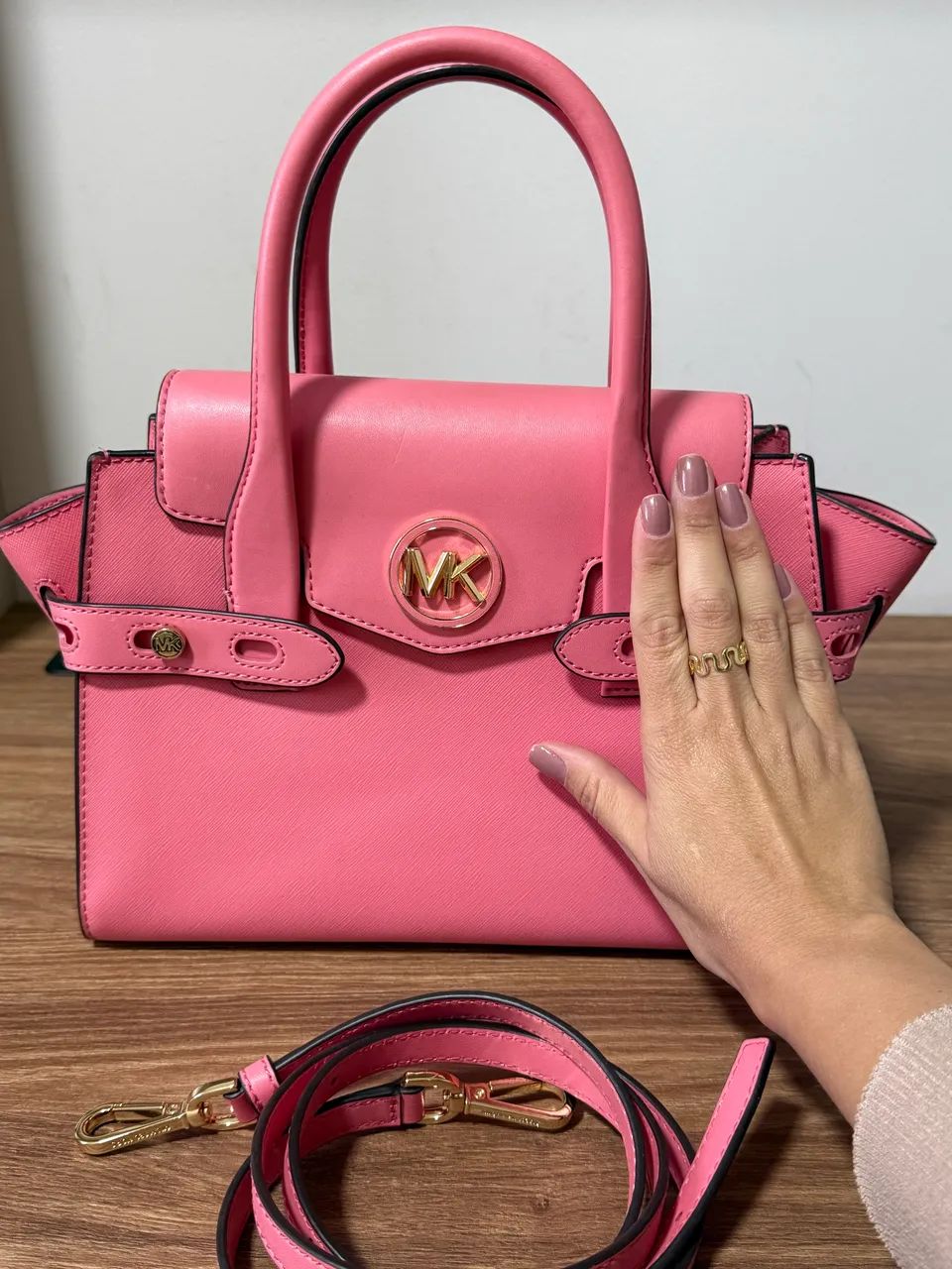 Bolsa Michael Kors Pink Original LINDA - Foto 3
