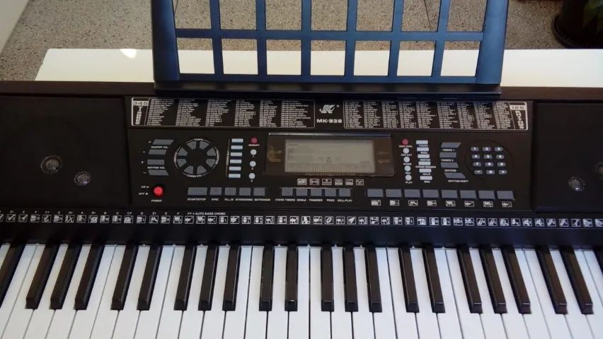 Teclado Musical Arranjador Meike MK-939 - MIDI - Sensibilidade nas