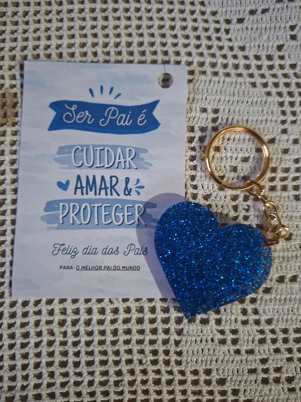 Chaveiro personalizado de resina