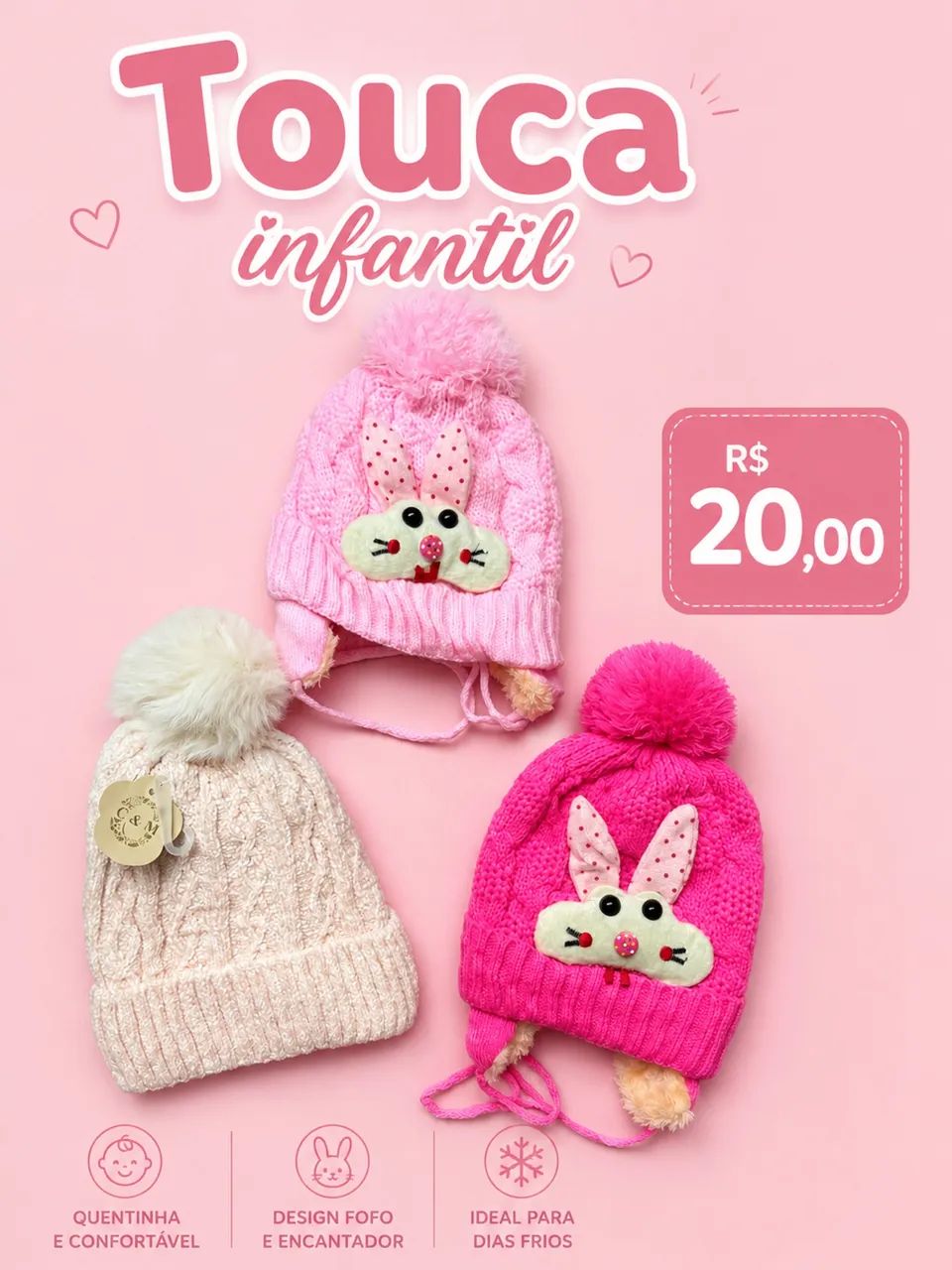Touca infantil 