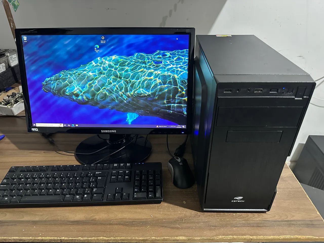 Computador completo i5 para empresas tela 19  garantia loja