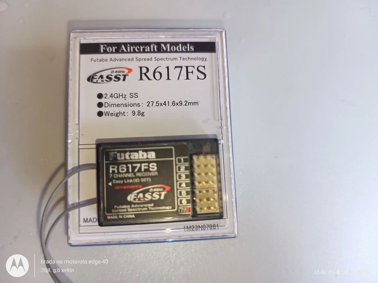 Vendo Receptor Futaba R617FS