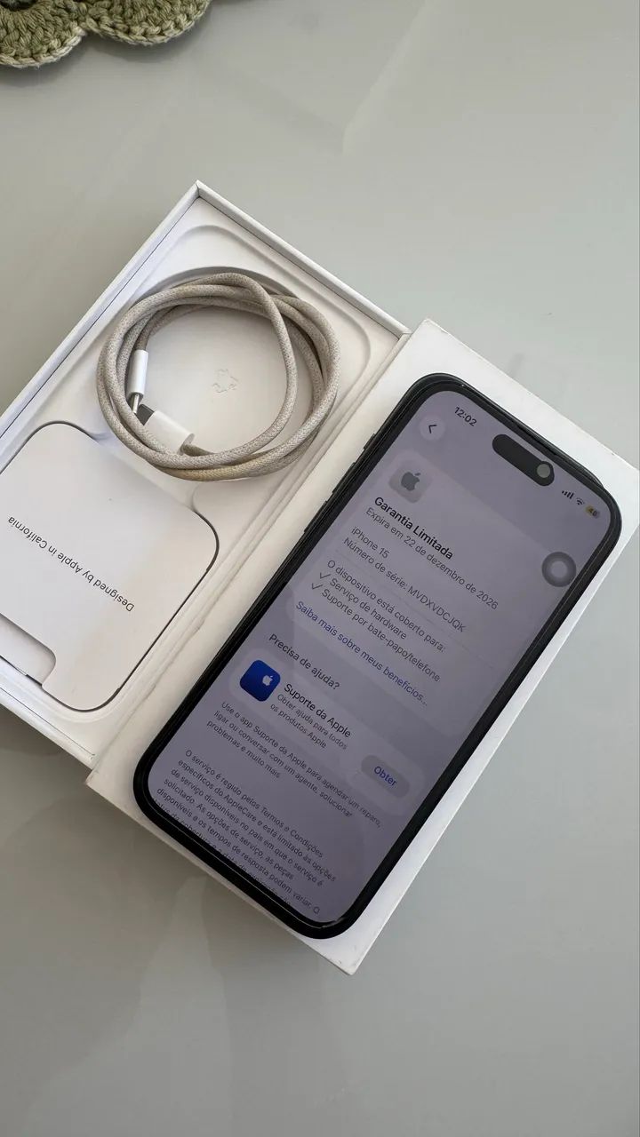 Iphone 15 128gb NA GARANTIA APPLE sem detalhes - Foto 2