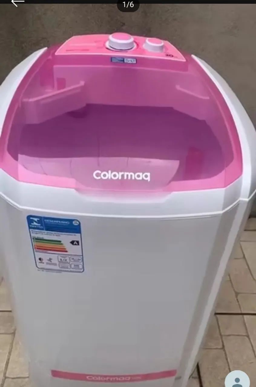Tanquinho Colomarq Rosa 20kg - Foto 2