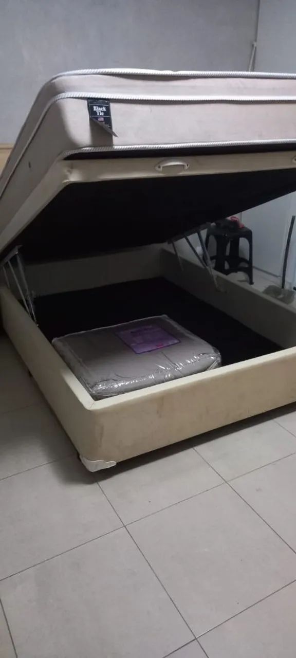 Cama casal box com baú  - Foto 2