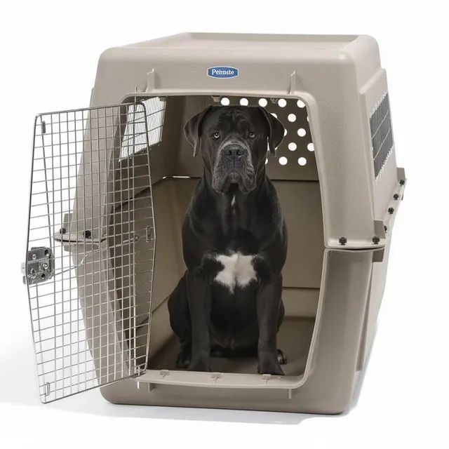 Caixa De Transporte Cães Vari Kennel Gigante/700 Padrão Iata - Foto 5
