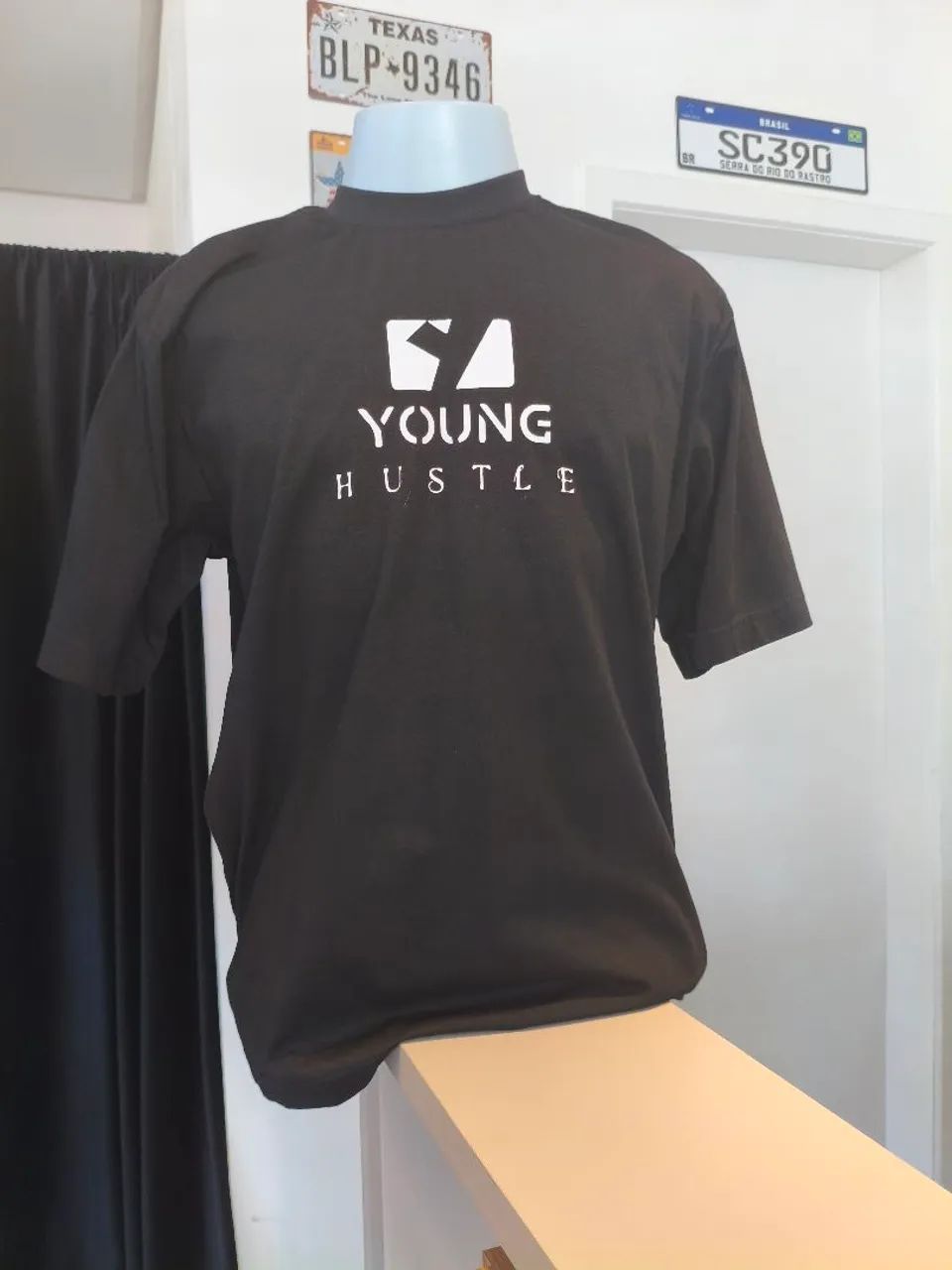 Camiseta oversize suedini 