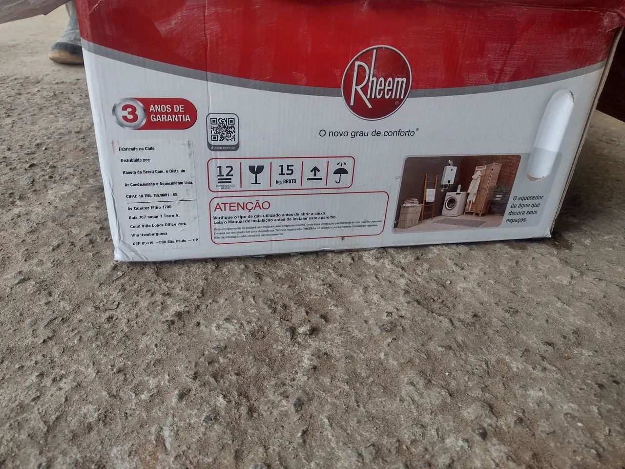 Aquecedor de agua marca  rinnai a gás  - Foto 4