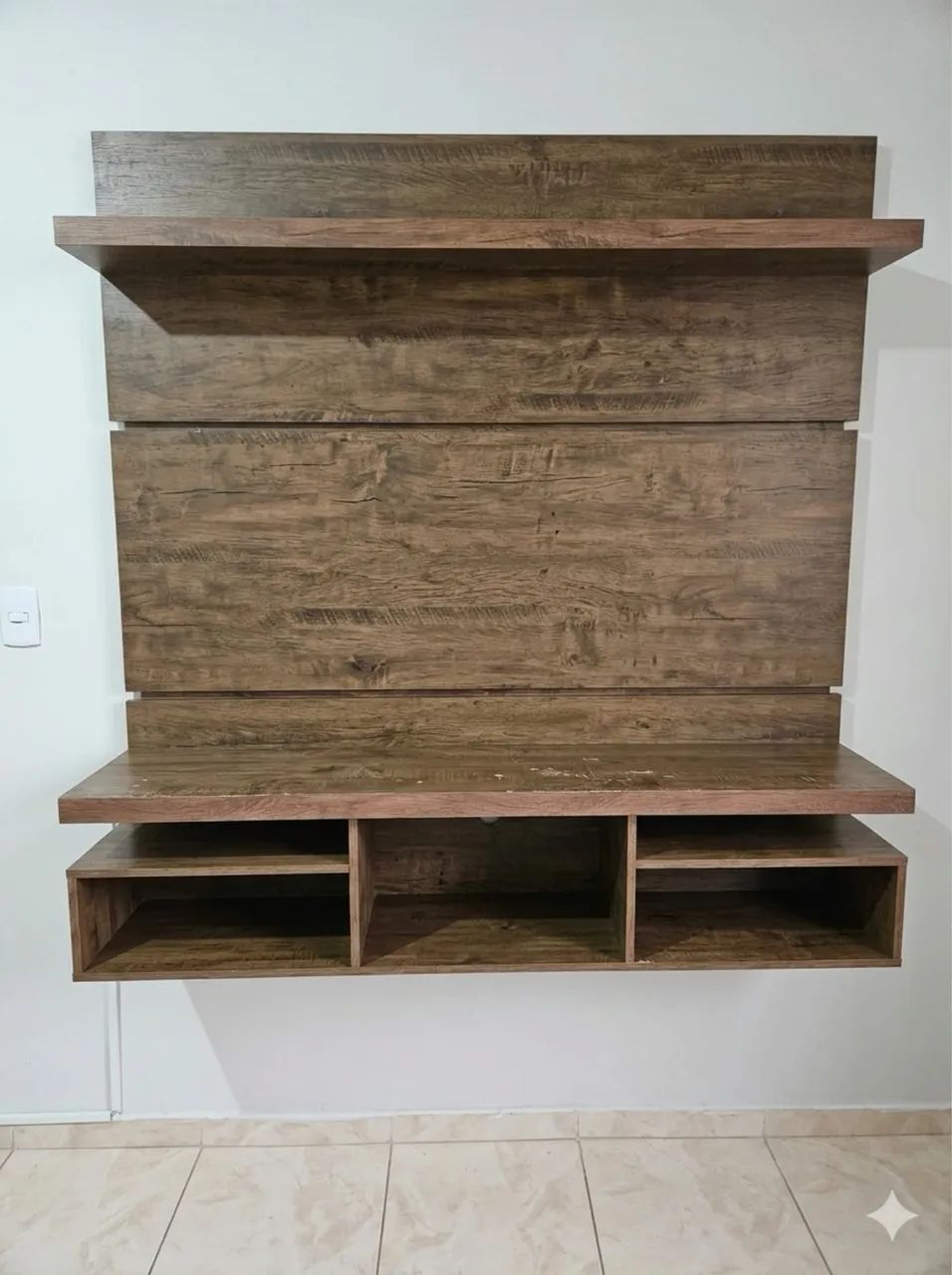 Rack com Painel para TV até 50 Polegadas - Semi-novo