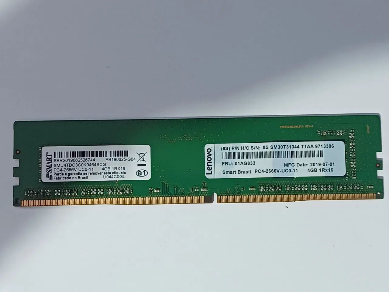 Memória 4GB DDR4 Desktop 