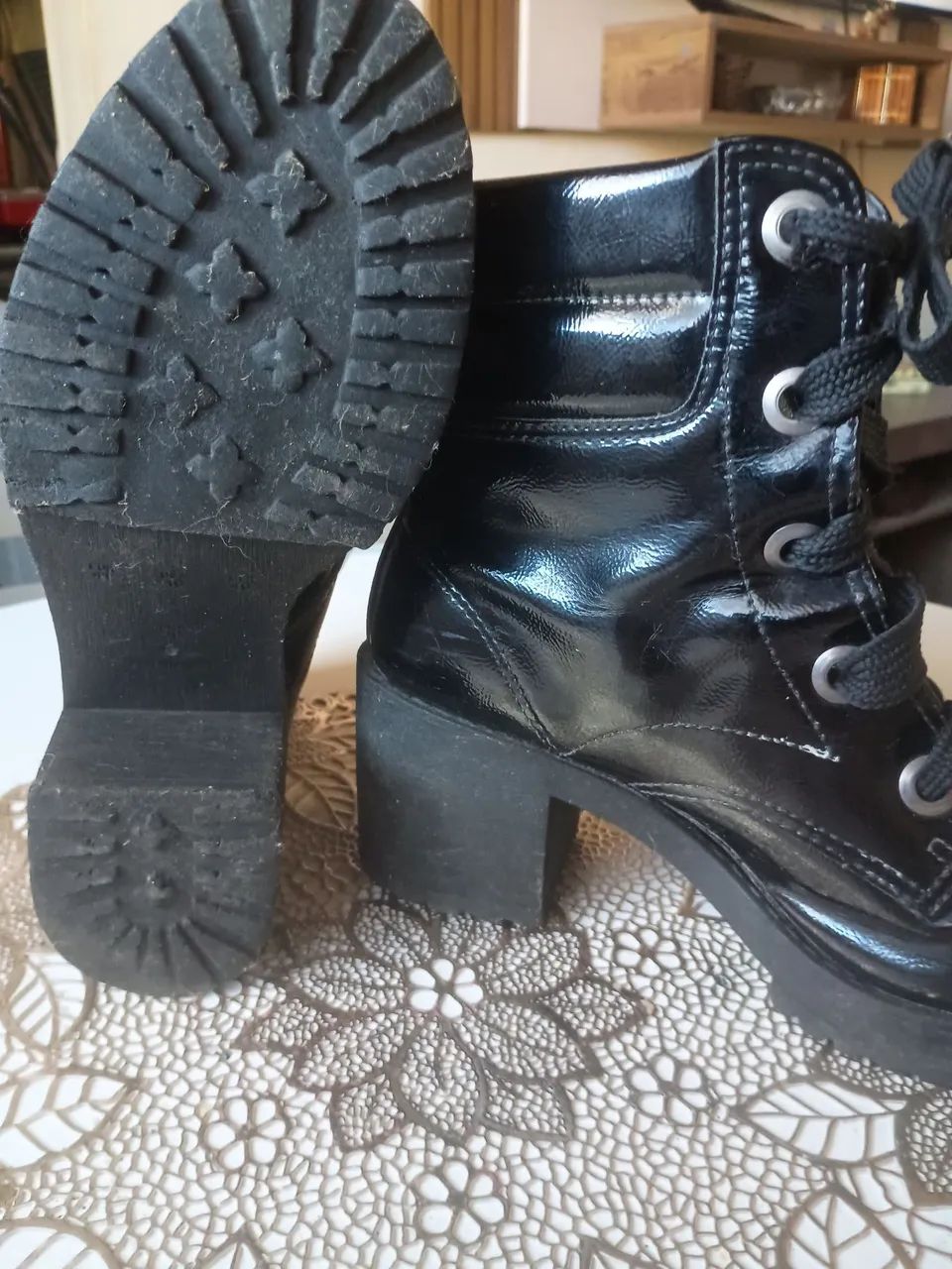 Bota Coturno com salto - Foto 3